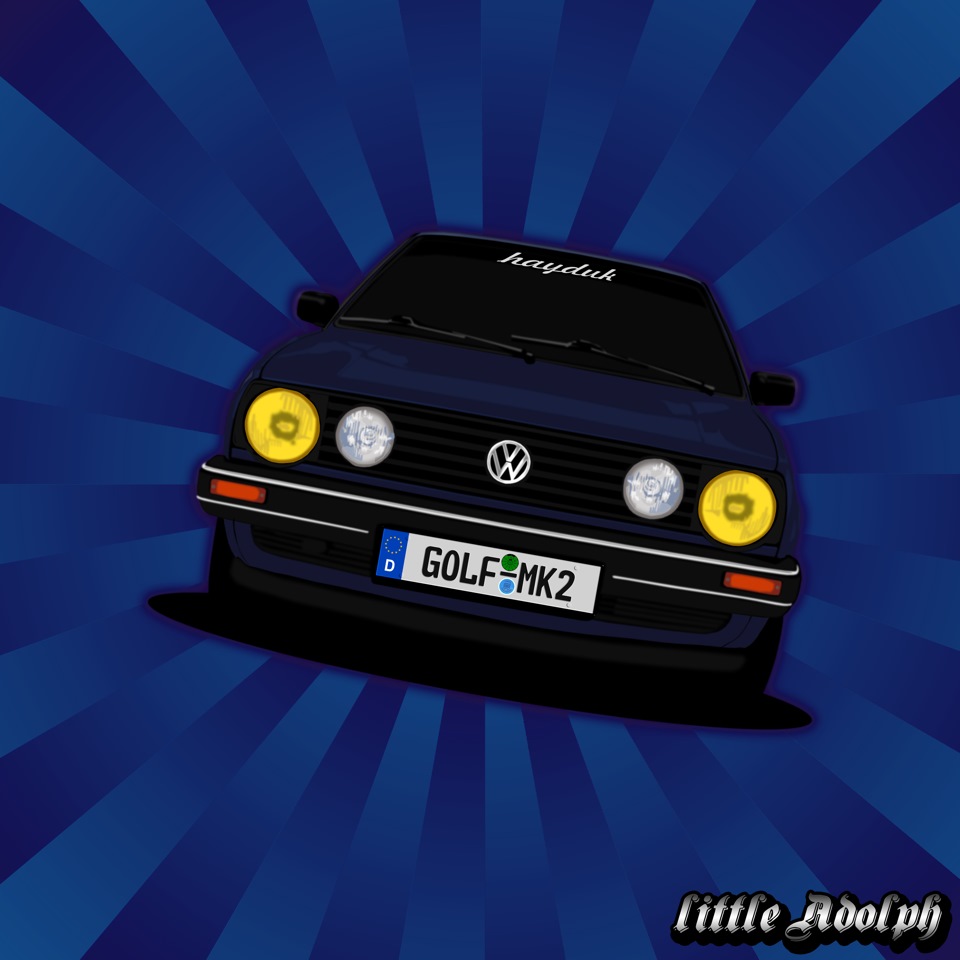 Малюнок Golf MK2 1