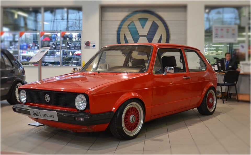 І старі, і молоді - сім'я VW Golf Mk 1-7 2