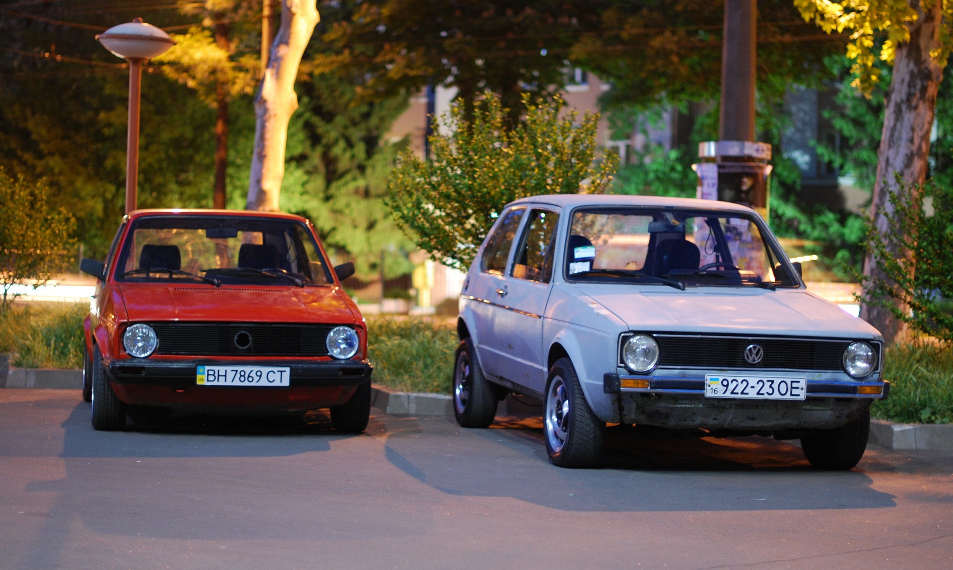 VW Golf Mk1 + VW Golf Mk1 4