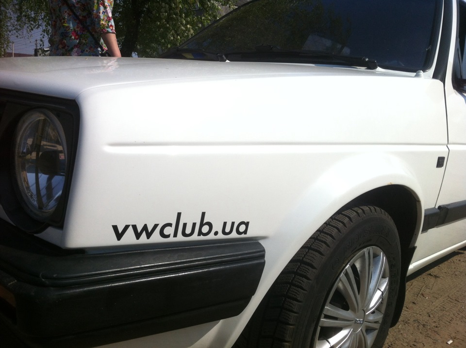 Клубні наклейки vw 1
