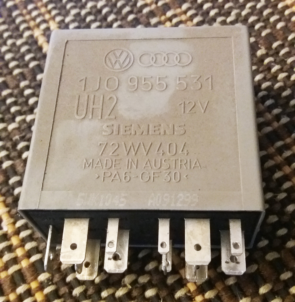Установка 377 реле та електродвигуна заслінки повітрозабірника-V71 3