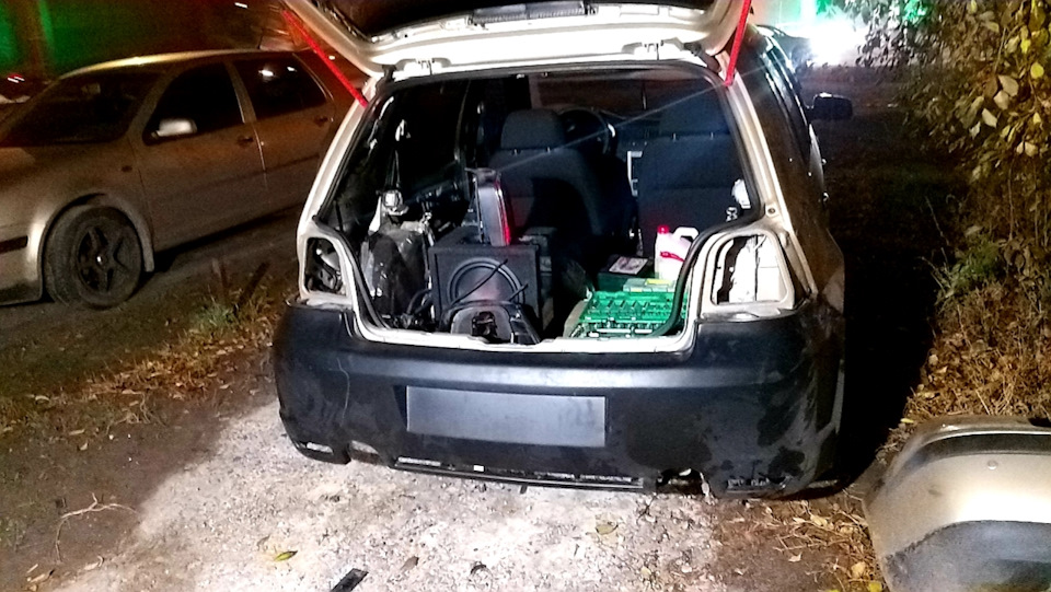 Заміна мастила Aral High Tronic 5w40 і Друга примірка заднього бампера)) 2