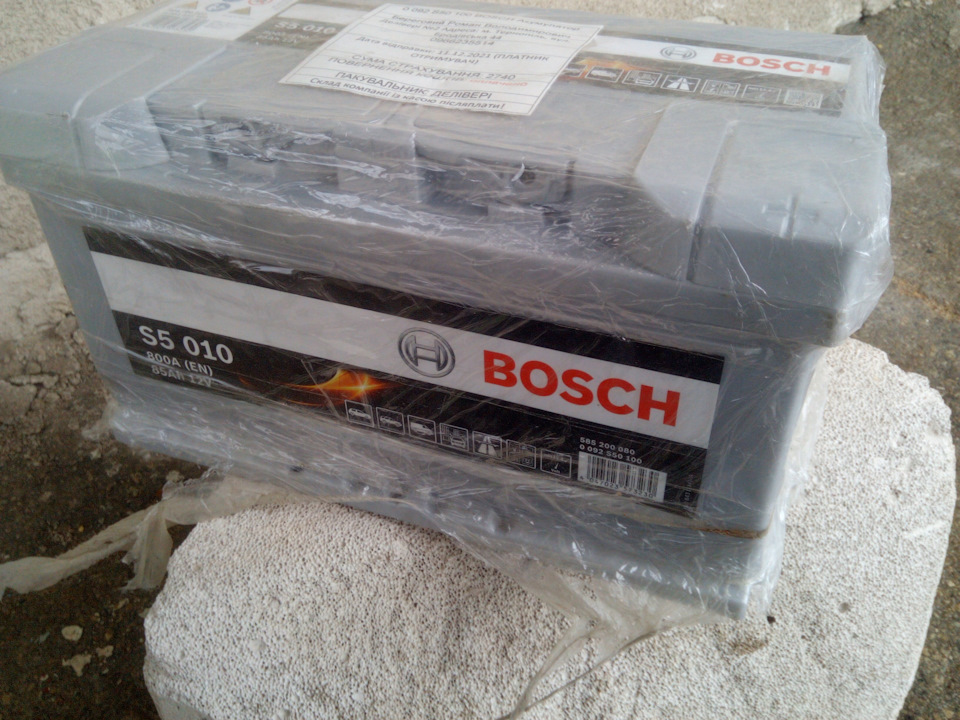 Вдала покупка. Заміна акумулятора на BOSCH S50100, 85Ah 800А (315x175x175) 2