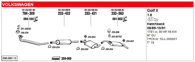 Резонатор Bosal 233-423 замість каталізатора. 4
