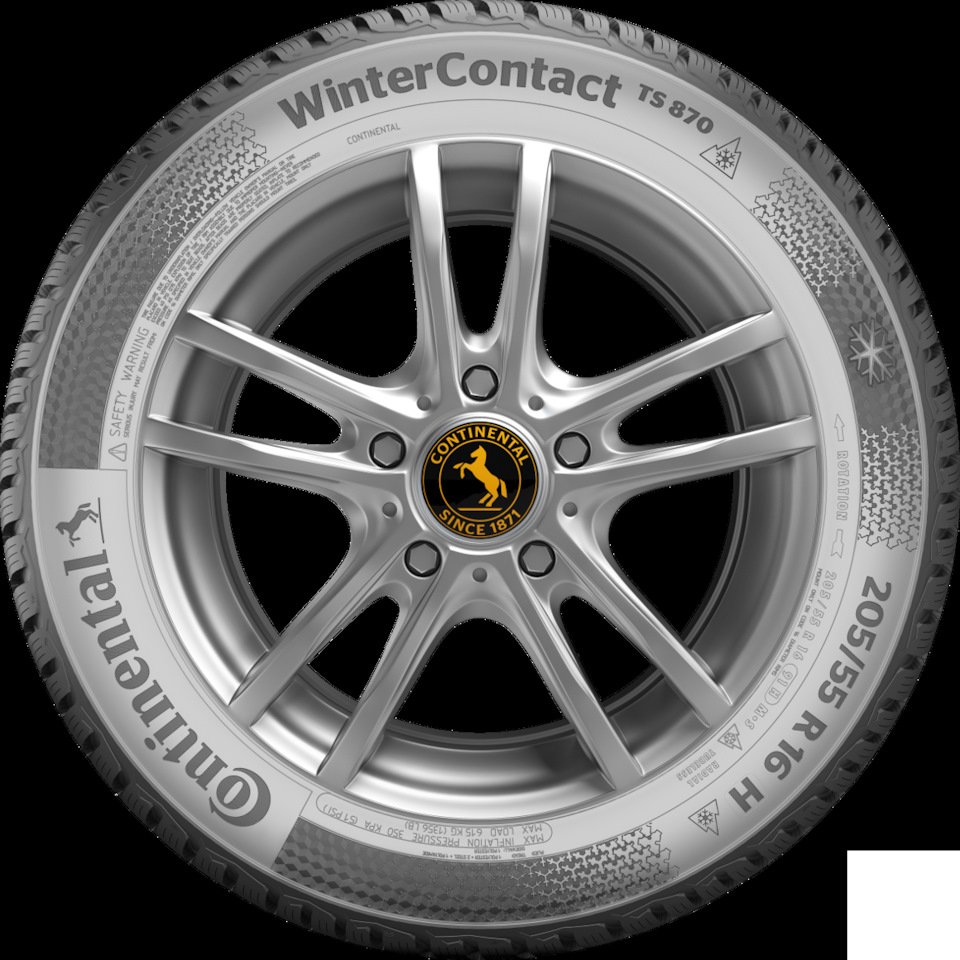 Зимові шини Continental WinterContact™ TS 870 91T 195/65/15 4