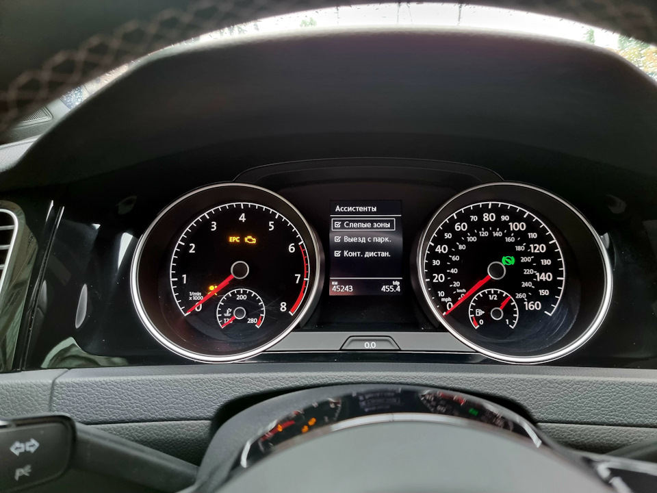 Щиток приладів (приладова панель) golf 7 R 1