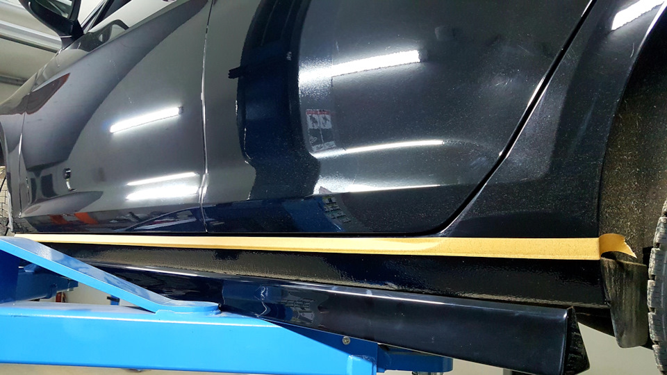 Встановлення порогів golf R mk7 4