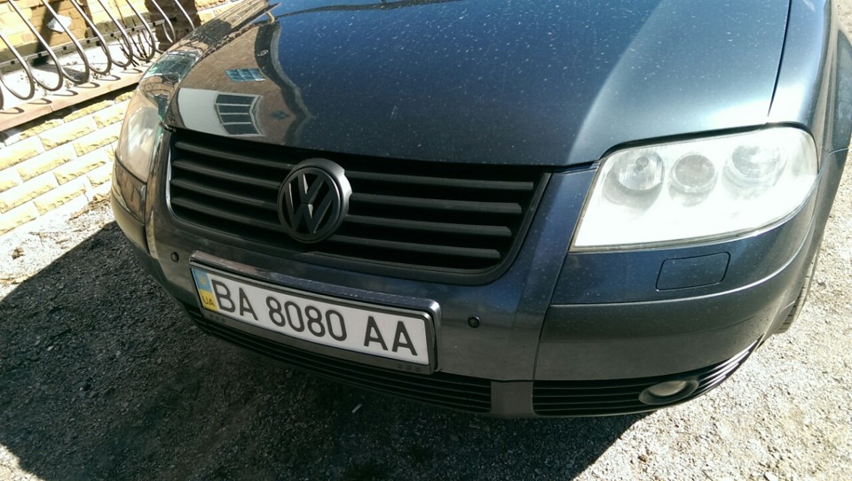 решітка радіатора passat B5 + plasti dip 1
