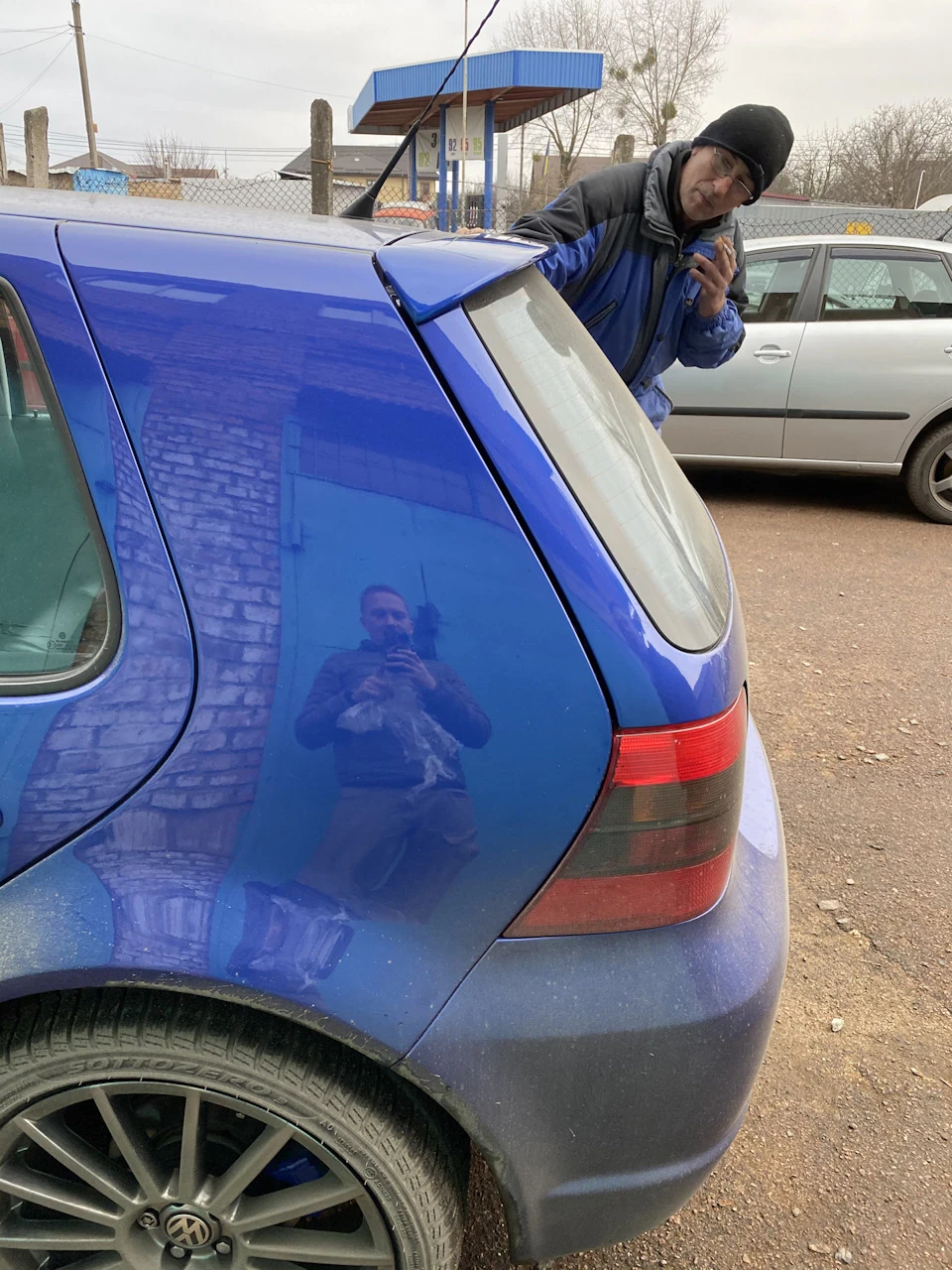 Прикладка спойлера