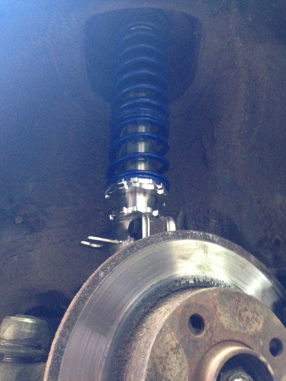 (Заниження частина 1) Установка койловерів TA-Technix та BBS rm 5
