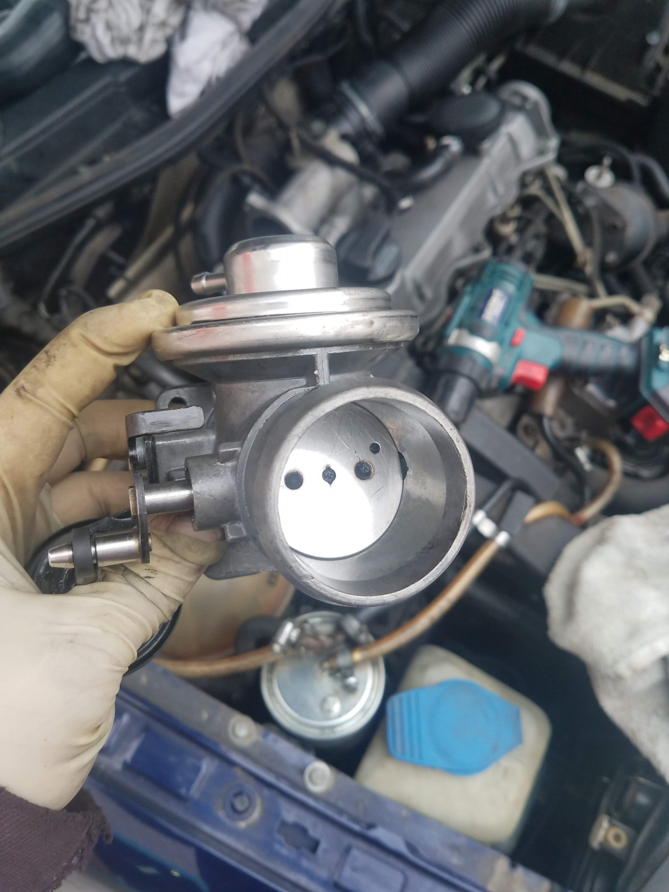 Чистка ЄДР на 1.9TDI. Заглушив ЄДР 4
