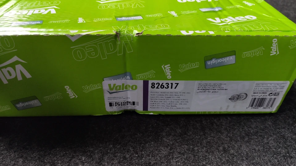 Зчеплення, комплект Valeo 826317