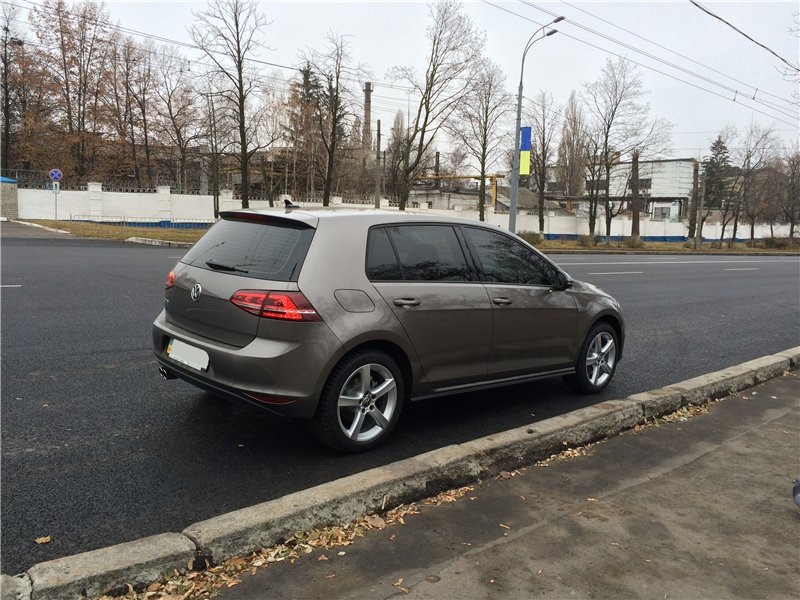 Накладки на пороги від VW Golf VII GTD. 4