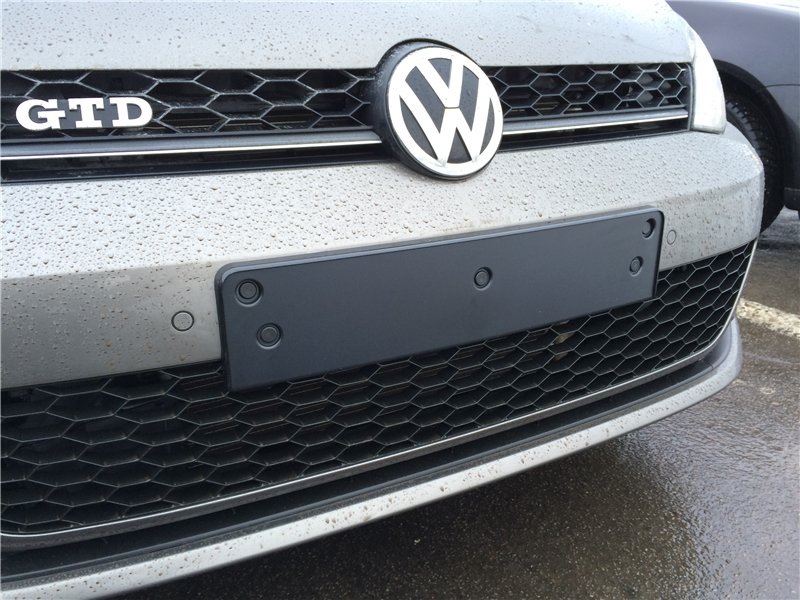 Новий передній бампер від VW Golf VII GTD. Частина 2. 1