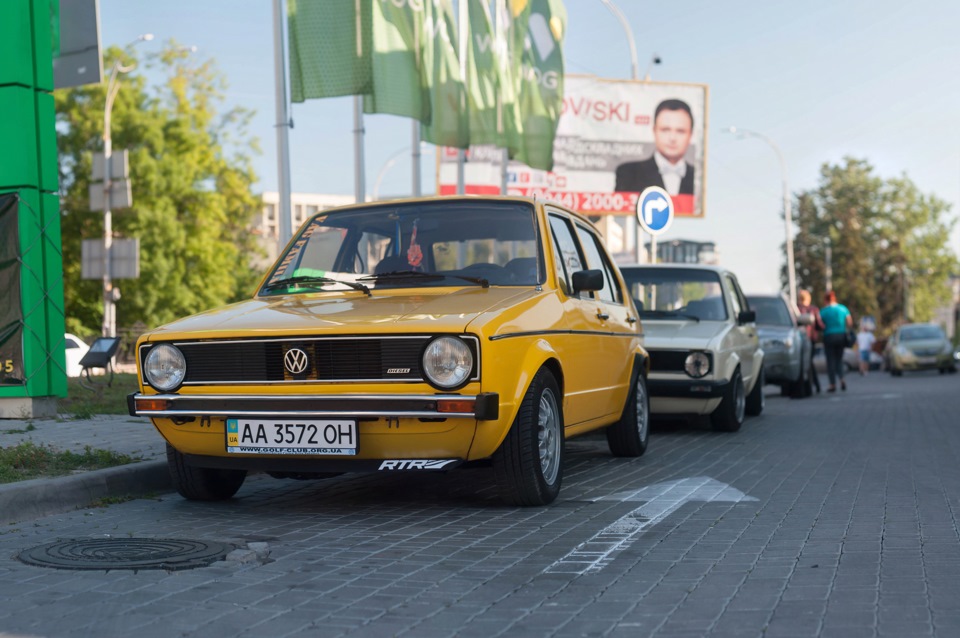 Відбулася перша зустріч Golf MK1 Club у Києві! 2