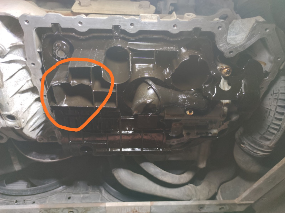 Заміна піддону jetta 6 USA 1.8 TSI 2