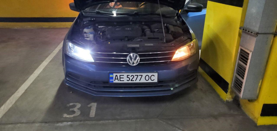 Ламочки в габарити Jetta 6 типу з Canbus 2