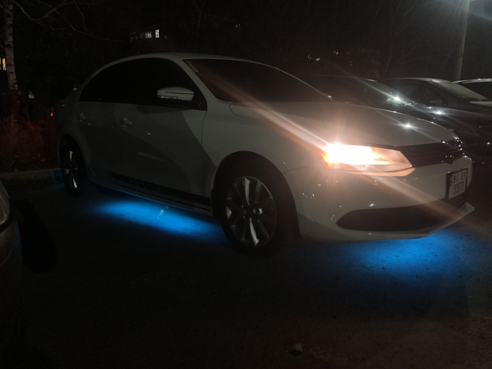 Підсвічування, LED підсвічування днища JETTA 2