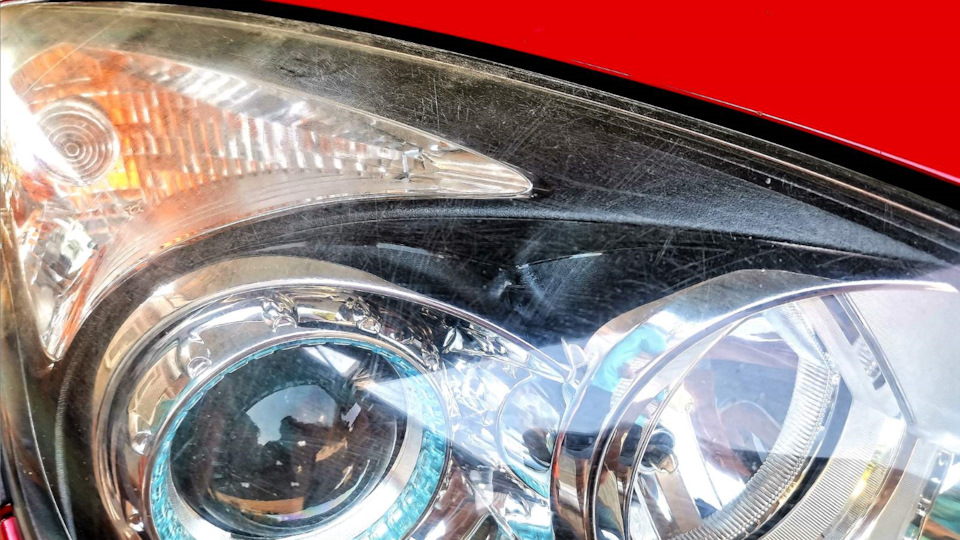 📌Поліровка фар, відновлення каламутних пожовклих фар на 🚙 автомобілі 1