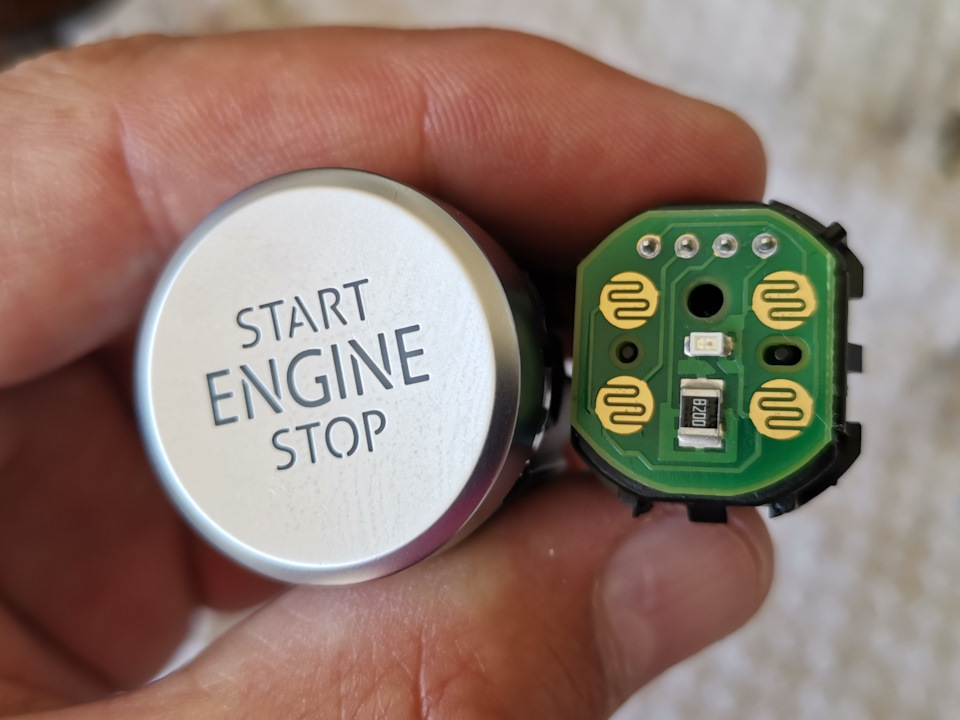 Ремонт кнопки START STOP Passat Jetta Tiguan Golf 2