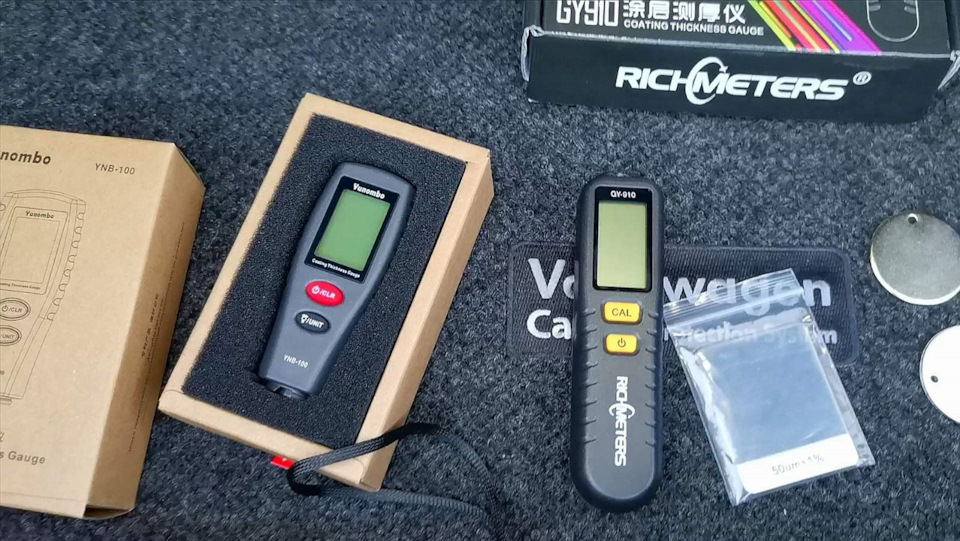 Тест бюджетного товщиноміра Yunombo YNB 100, Richmeters GY 910 з Аліекспрес 1