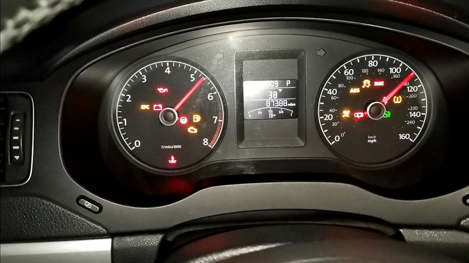 Тест стрілок дорестайл джетта 6 2011 прилад 5C6920 950D 1
