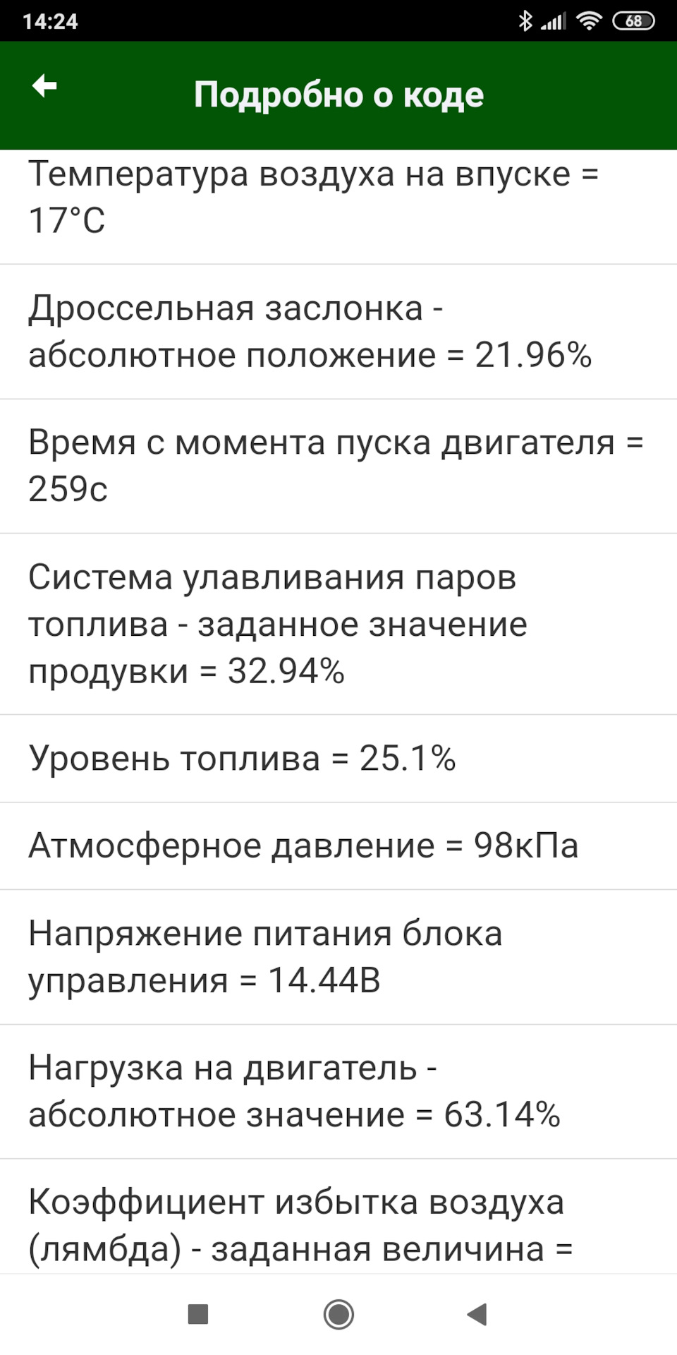 Помилка датчика кисню 2 4