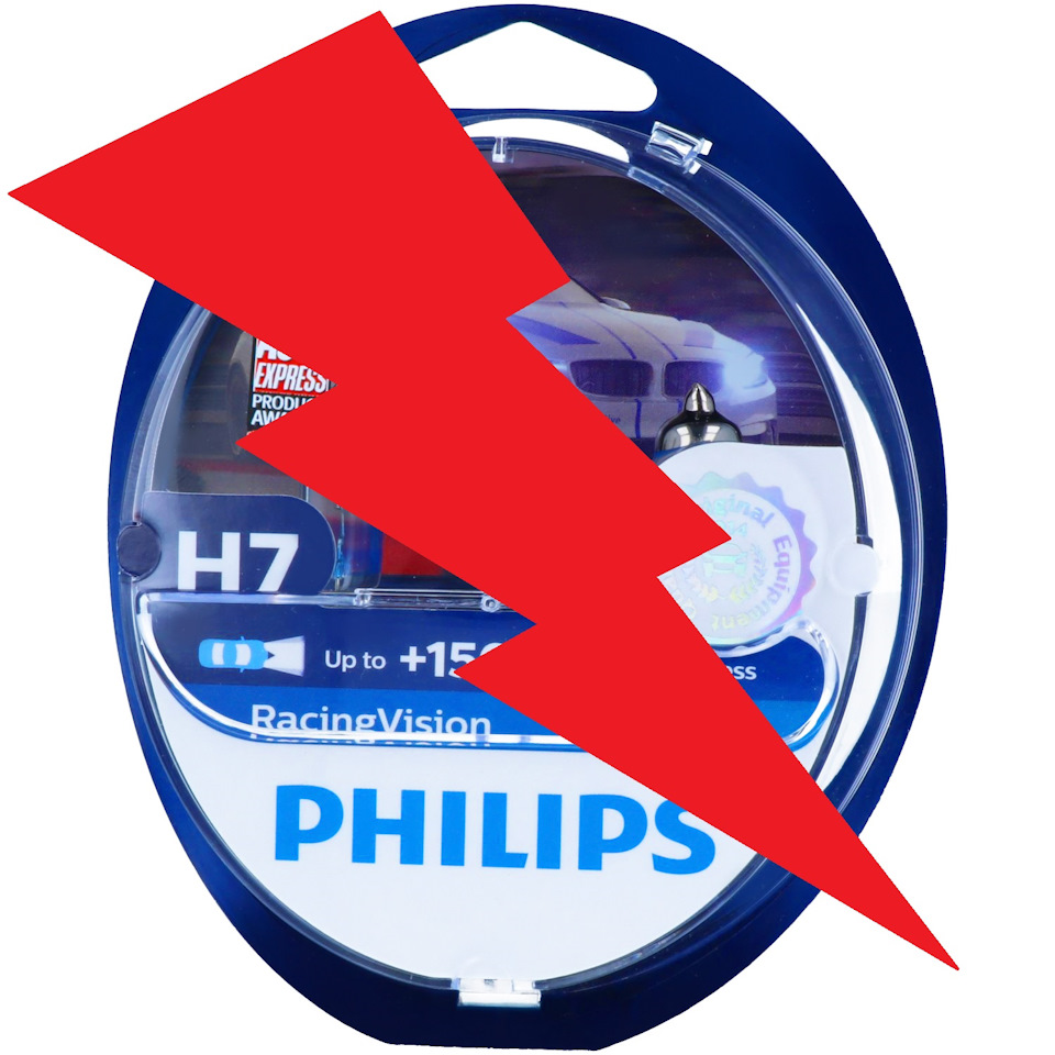 021 Кінець тесту Philips racing vision H7 +150% 1