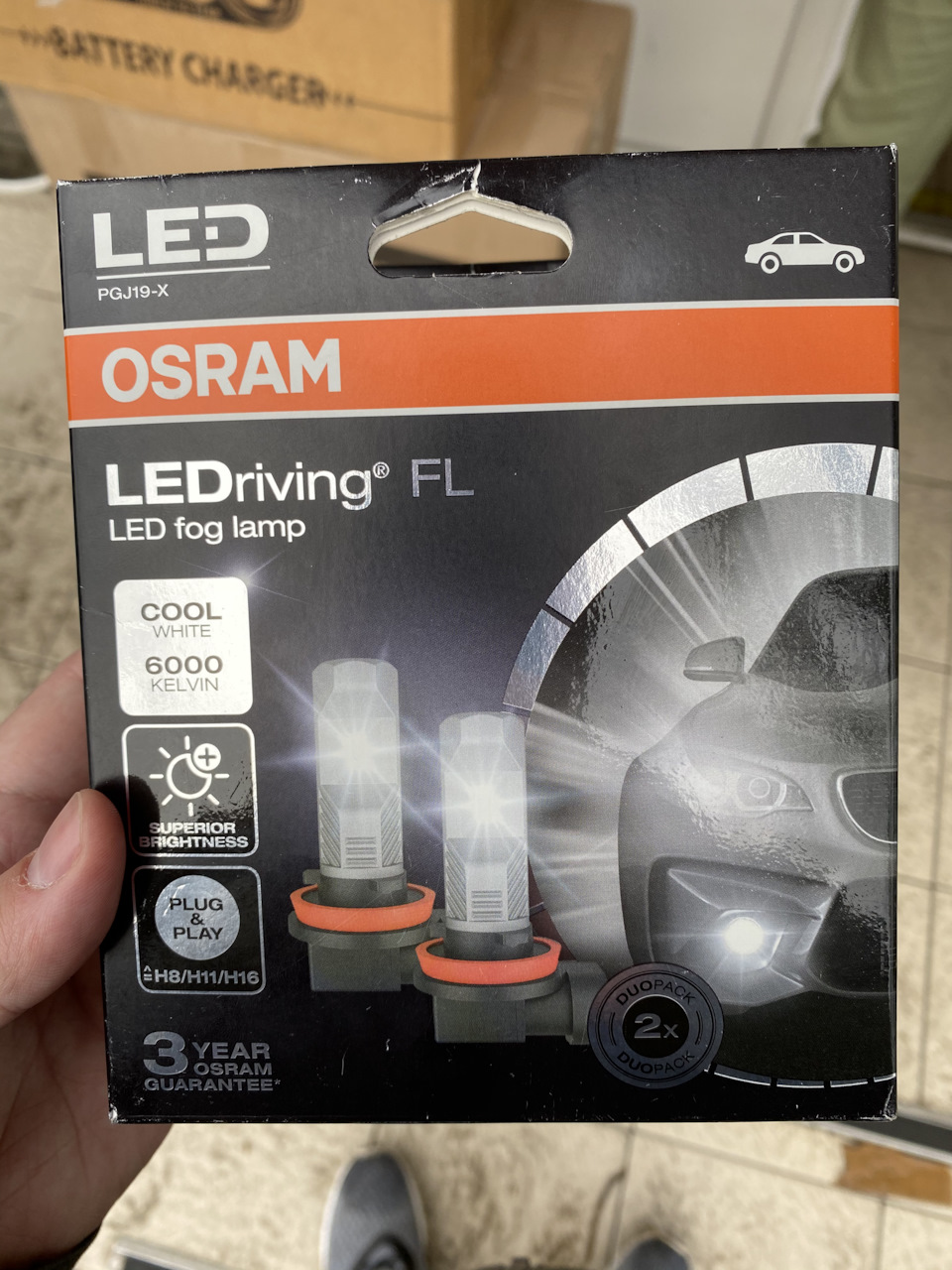 LED в туманки на джетту 6 рестайл 1