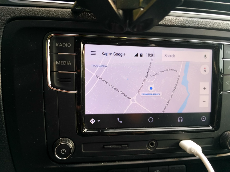 RCD330 + Android Auto для телефонів, що не підтримуються 4