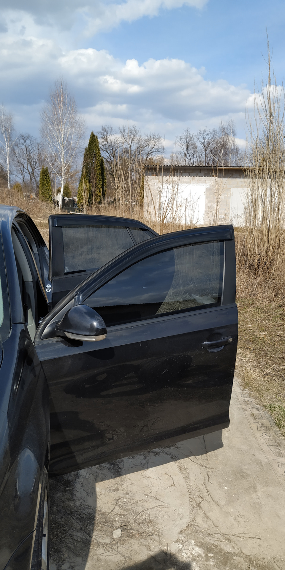 Дефлектори (вітровики) на VW Jetta 2008 2