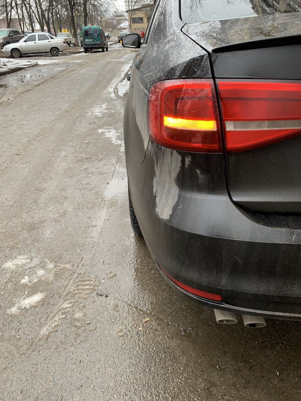 Жовті поворотники ліхтарі Jetta Рестайл 1