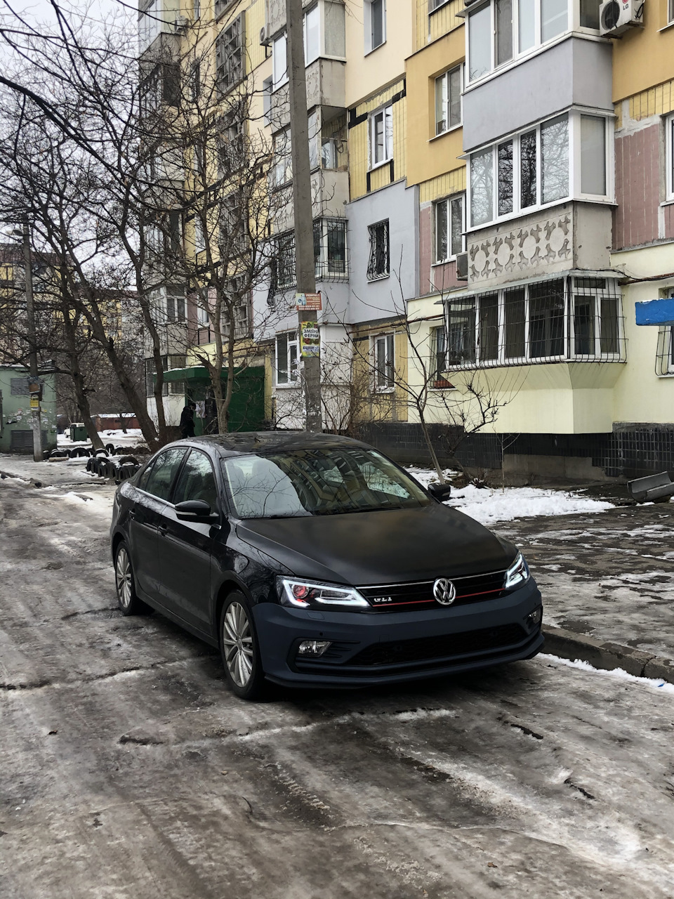 Ремонт, бампер GLI, Діодна оптика. 1