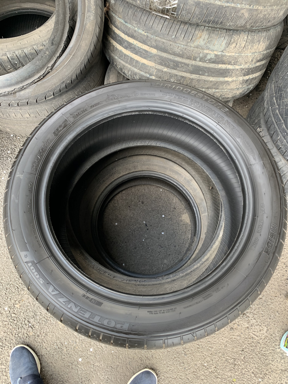Bridgestone Potenza S001 205/50/17 VW JETTA 2.5 2012 SEL 2