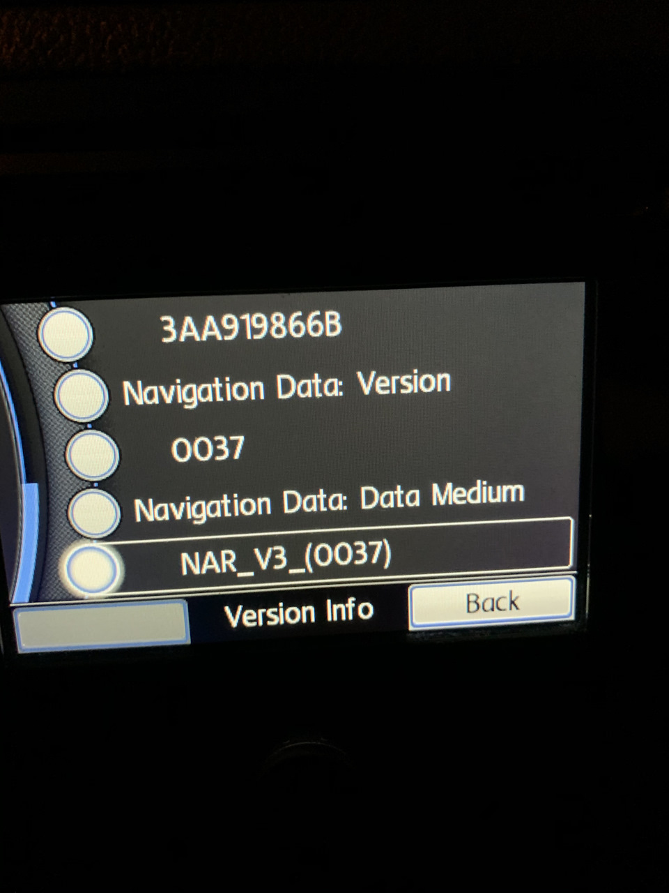 Невдана заміна RNS 315 на RNS 510 5