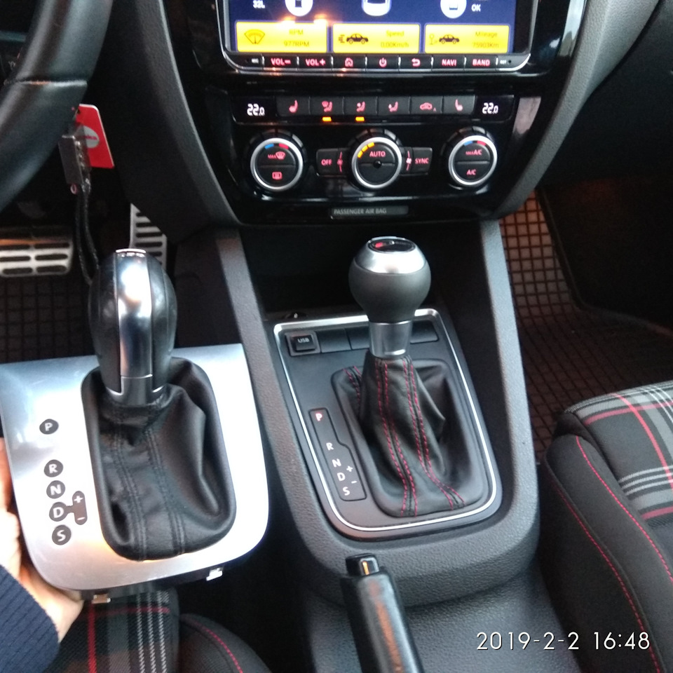 Ручка S-tronic + рамка силектора рестайл) 1