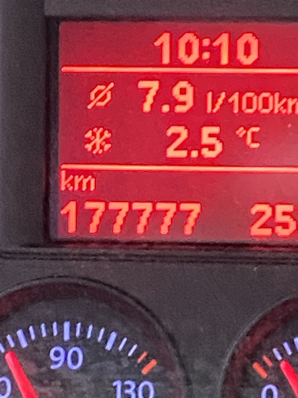 Просто красиві цифри пробігу 1