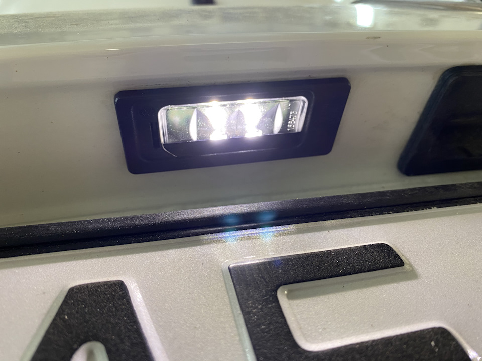 Установка LED OEM підсвічування номера 2