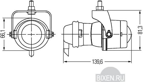 Протитуманні фари Hella Micro-DE 2