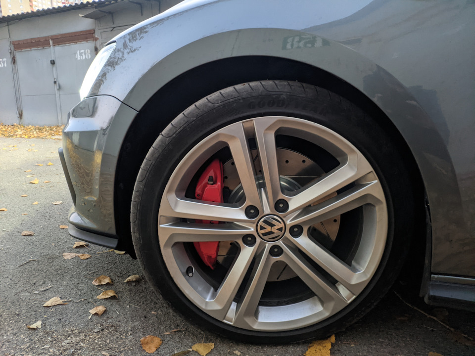 Brembo 4pot 340mm + 310mm в Jetta GLI 1