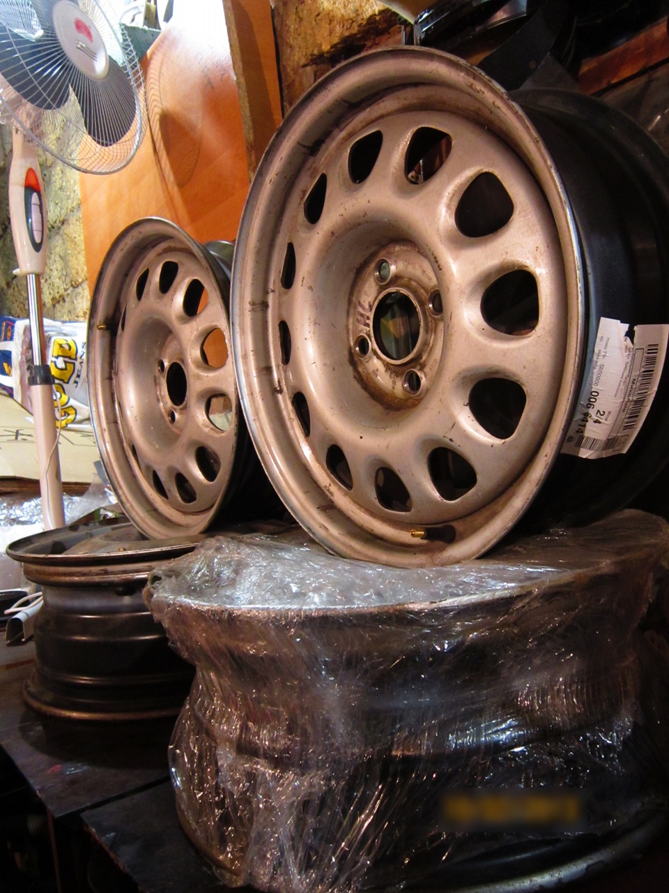 VW OEM сталеві колеса 2