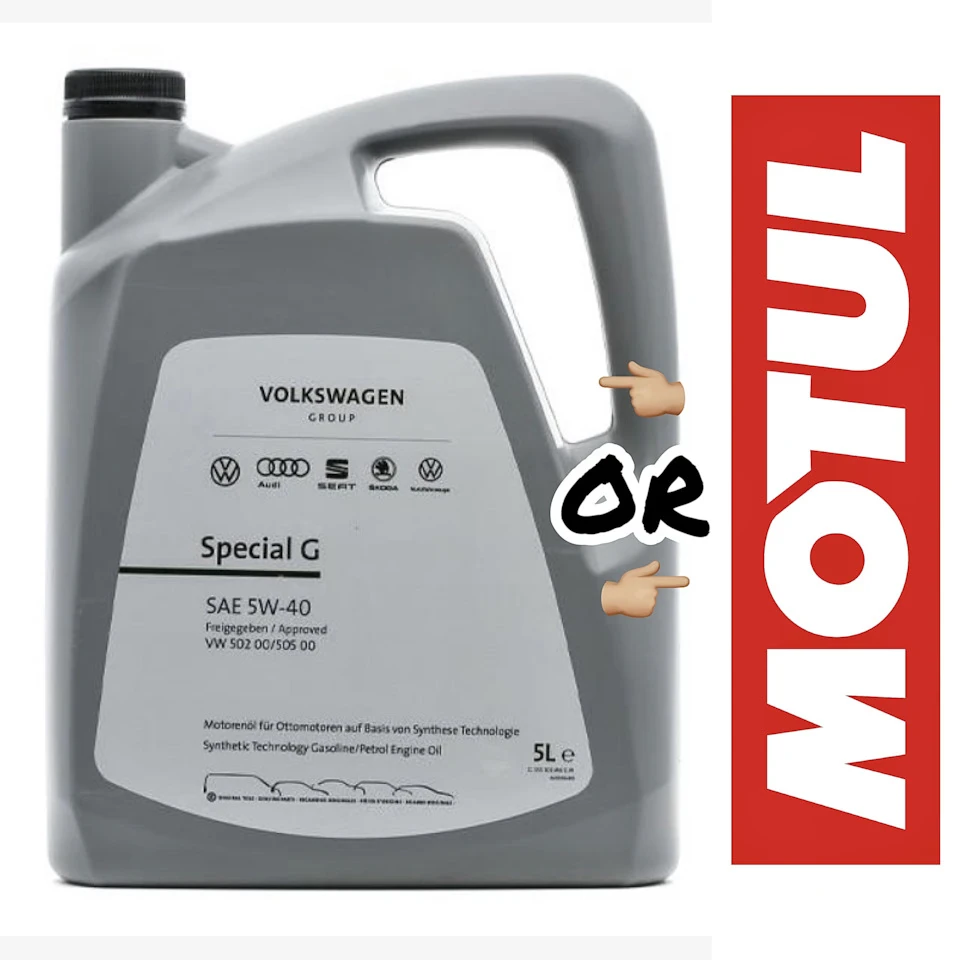VW або MOTUL? Для TSI 1.8