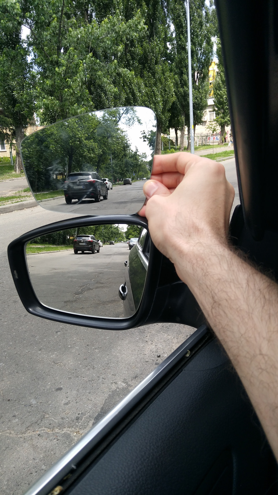 Заміна лівого дзеркала на сферичне 2
