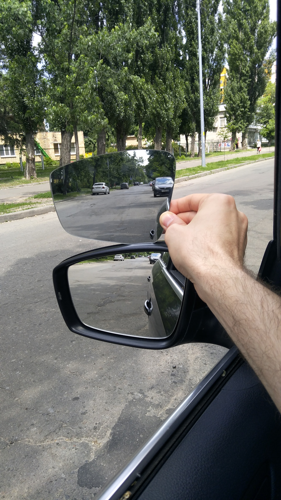 Заміна лівого дзеркала на сферичне 3