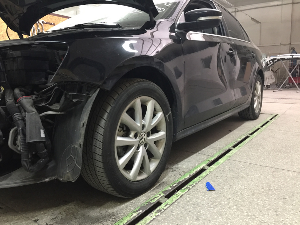 Jetta відвідала сто і благополучно доїхав своїм ходом і вже вдома 1