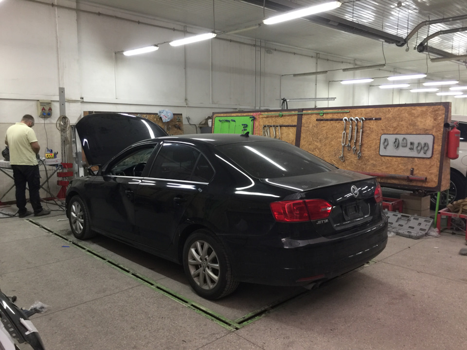 Jetta відвідала сто і благополучно доїхав своїм ходом і вже вдома 2