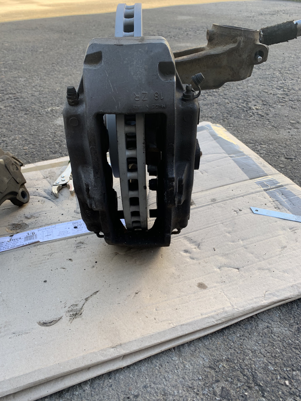Тормоза brembo 18z Q7 / Touareg 7p 6 port на Jetta mk5 4