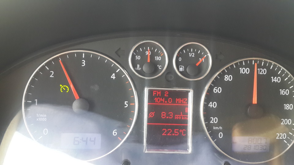 Витрата 2,5TDI 4Motion механіка по трасі 110 км/год 1