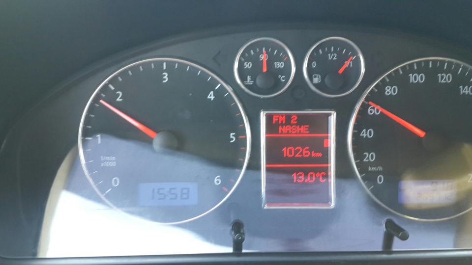 Витрата 2,5TDI 4Motion механіка в суто міському режимі за 1026 км пробігу 3