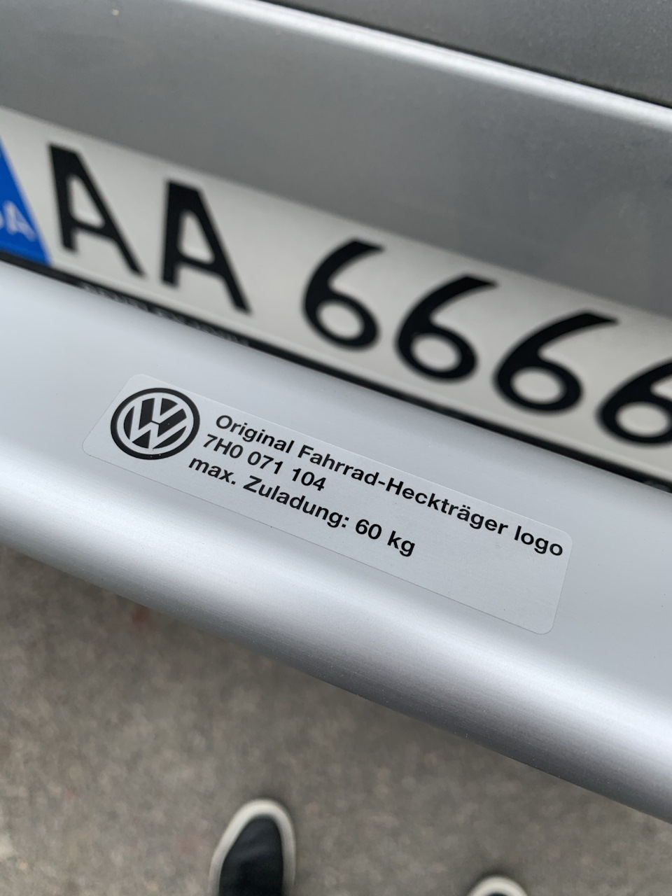 Велобагажник VW оригінал 5
